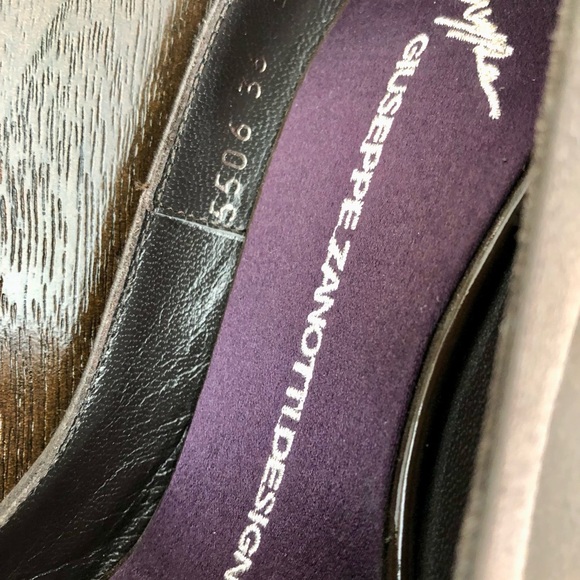 Size 6 Vintage Giuseppe Zanotti Statin Brown and Purple Pump. - Picture 4 of 10